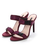 【EVOL】ダブルベルトサンダルBM23384/ボルドー