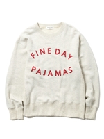 【GELATO PIQUE HOMME】ロゴスウェットプルオーバー/OATMEAL