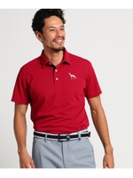 【WEB限定】 アダバットロゴ 半袖ポロシャツ メンズ/ワインレッド(063)