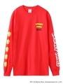 【WEB限定】X-GIRL X LOONEY TUNES TWEETY FACES L/S TEE/レッド