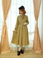 【an another angelus limited】ジャボ付きクレリックワンピース/BEIGE
