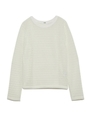 【emmi atelier】ロングカットトップス/WHT