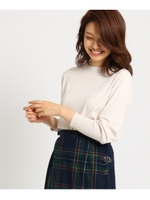 【２WAY】バックシャン ニットプルオーバー/ライトベージュ(051)