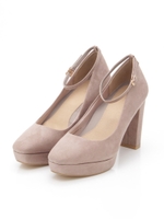 【ストレスフリー】アンクルストラップストームヒールパンプス/GREGE