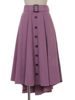 【追加生産】テールカットボリュームスカート/ラベンダー