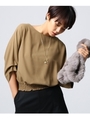◆[L]ソフトジョーゼットシャツ/ベージュ系(054)