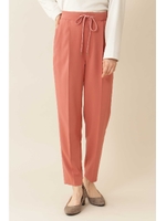 ◆[洗える]ドライギャバストレッチパンツ[Weekend Line]/ピンク(090)