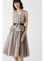 ◆《Endy ROBE》バレンティナチュールドレス/GRAY(020)