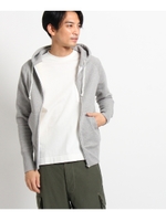 ◆【DRESSTERIOR定番】吊裏毛 ジップアップパーカー/ライトグレー(011)