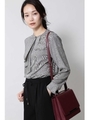 ◆チドリカスケードブラウス/ブラックチドリ1(011)