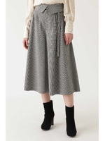 ◆ドリス千鳥チェックフレアパンツ/千鳥CHECK(010)