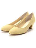 ふわっと包まれる、やわここちパンプス18SS(日本製)/レモンイエロー(030)