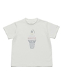 アイスクリームモンスターワンポイント kids Tシャツ/OWHT