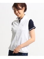 アンカーメッシュ素材ジップアップベスト/ホワイト(001)