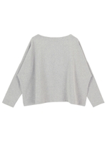オーバーサイズカットソープルオーバー/杢グレー