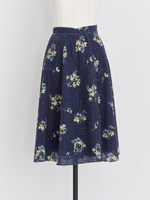 オリジナルAutumnぼかしフラワースカート/マスタード