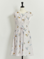 オリジナルヒマワリ柄ワンピ/ピンク