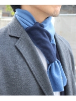 カシミヤミニマフラー[ メンズ マフラー ミニマフラー 軽量 コンパクト ]/ライトブルー(591)