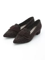 カシメリボンオペラシューズ/LEOPARD