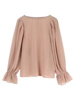 キャンディスリーブブラウス/ベージュ