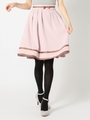 クラシカルバイカラータックスカート/ピンク