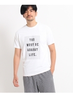 グラフィックプリントTシャツ/ホワイト(001)