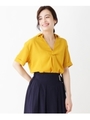 シアースキッパーブラウス/イエロー(032)