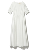 シャンブレーワンピース/オレンジ