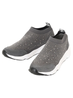 ストレッチビジュースニーカー/GRAY