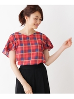 ダブルチェックシャツ/レッド(262)