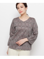 チェックジャージプルオーバー/レッド(262)