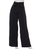 テンセルナイロンワイドパンツ/ネイビー