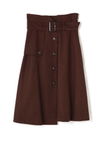 トレンチフレアスカート/モカ2(052)