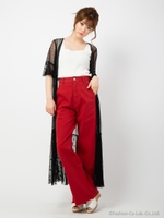 ドットチュールトッパー/ブラック