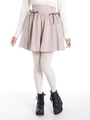 ドロストリボンギャザースカート/ピンク