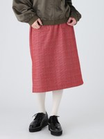 ハートポケットペンシルスカート/RED