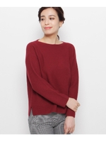 バイアスホールガーメント(R)ニット/ワインレッド(063)