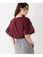バックパールブラウス/ボルドー(064)
