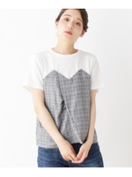 ビスチェドッキングTシャツ/ブラック(219)