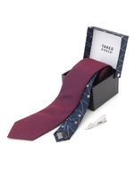 ビリヤード タイバーBOX [ メンズ ネクタイ ネクタイピン BOX ギフト 結婚式 ]/ボルドー(064)