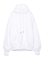 フードロゴ刺しゅうパーカー/WHT