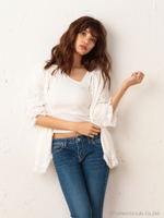 フリンジカーディガン/オフホワイト