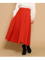 フレアイレギュラーヘムスカート/レンガ(069)