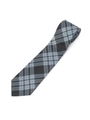 ブルーブラックタイ[ メンズ タイ チェック ギフト ]/ブラック(419)
