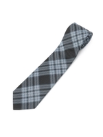 ブルーブラックタイ[ メンズ タイ チェック ギフト ]/ブラック(419)