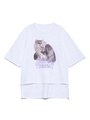 プリントTee/WHT