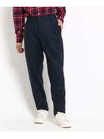 ヘリンボーン ドロストトラウザーズ/ブルー系(394)