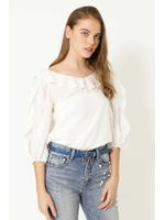 ボリュームスリーブブラウス◆/CHALK(030)