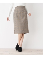 ボンディングリバーシブルタイトスカート/ベージュ(252)