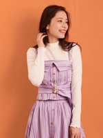 マルチストライプビスチェ/ラベンダー